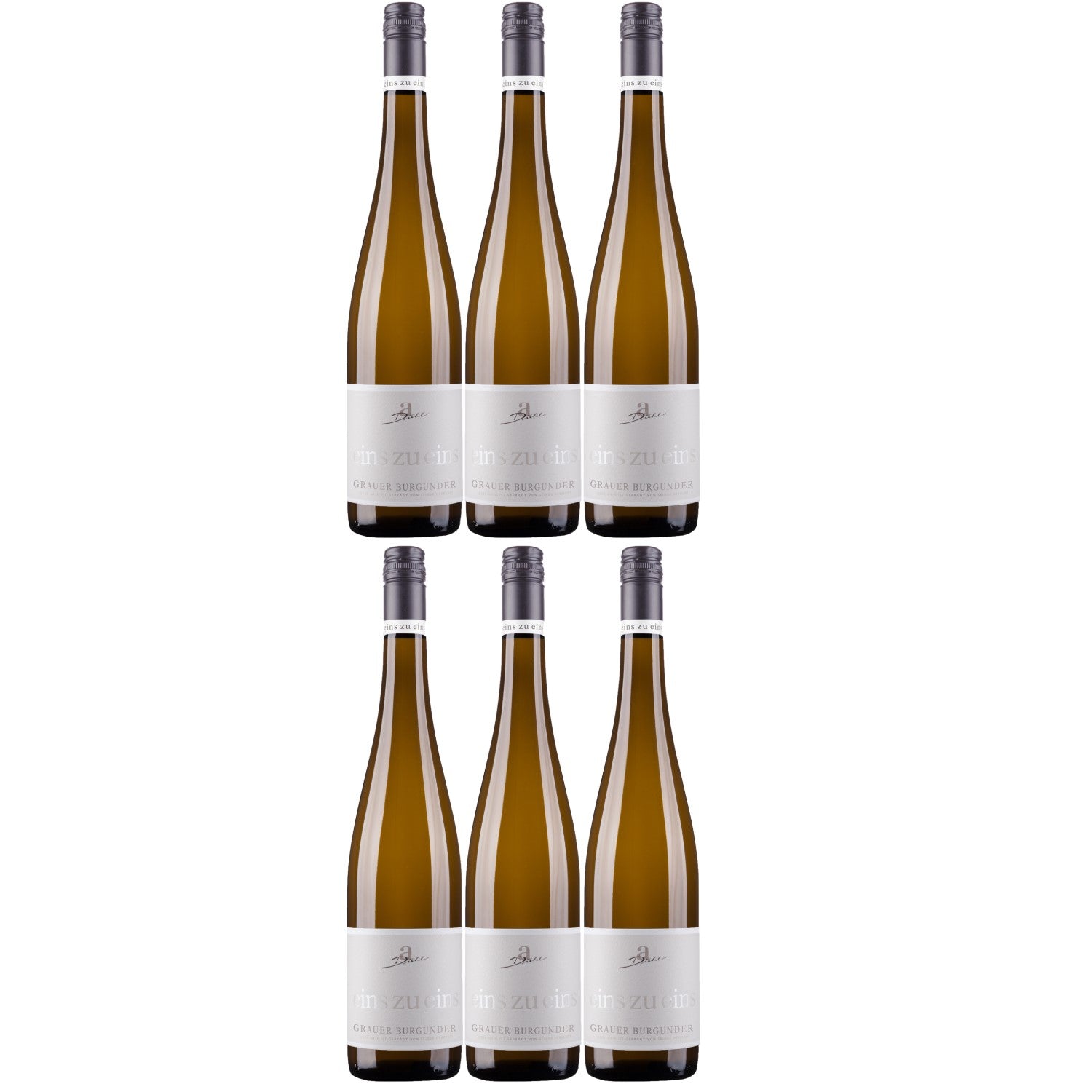 A. Diehl Grauer Burgunder eins zu eins Kabinett Weißwein Wein trocken (6 x 0.75l) - Versanel -