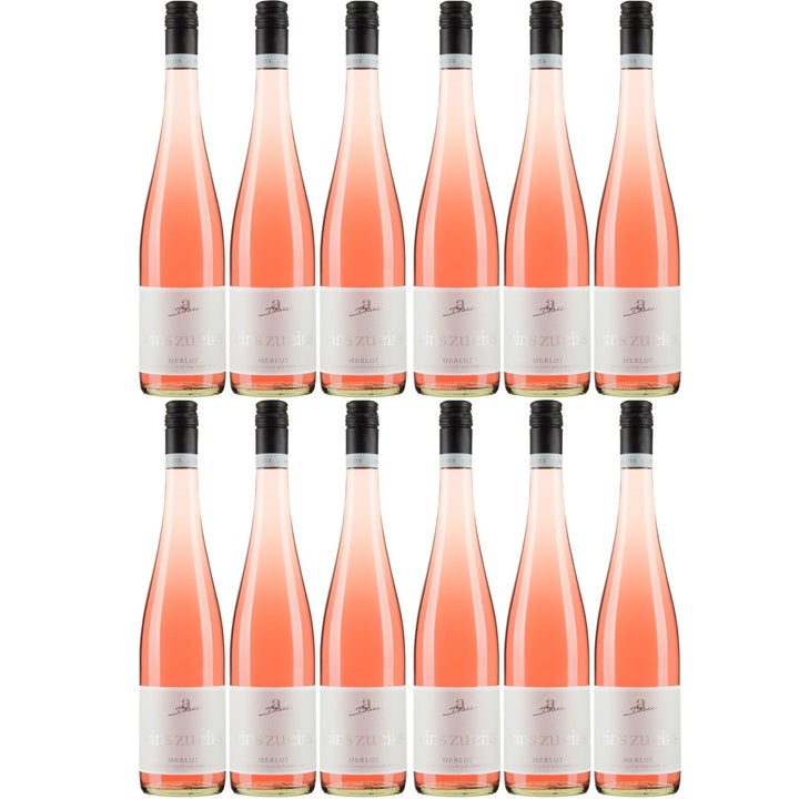 A. Diehl Merlot Roséwein eins zu eins Wein feinherb QbA Deutschland (12 x 0.75l) - Versanel -