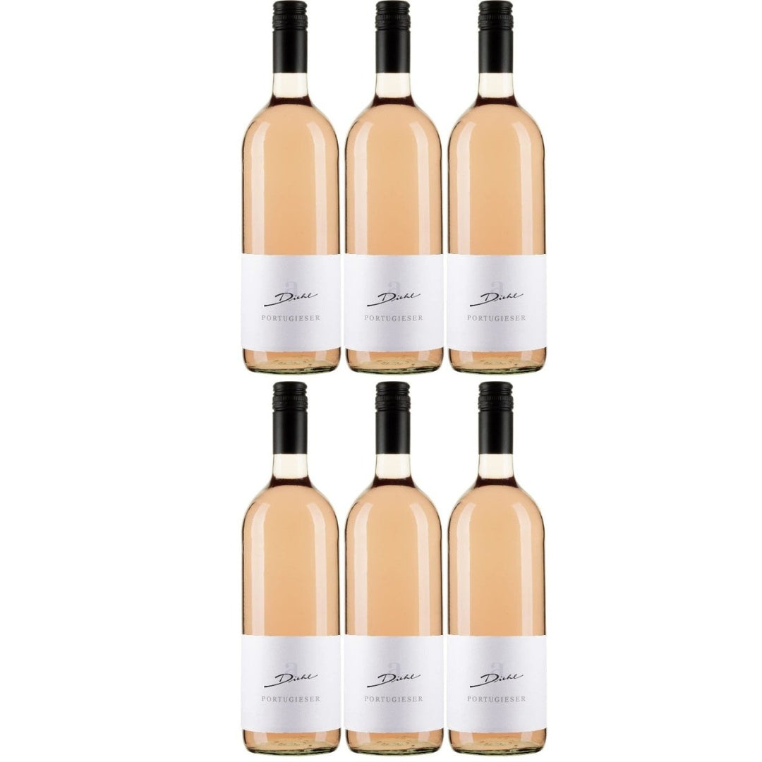 A. Diehl Portugieser Weißherbst trocken Pfalz Dt. Qualitätswein Literflasche (6 x 1.0l) - Versanel -