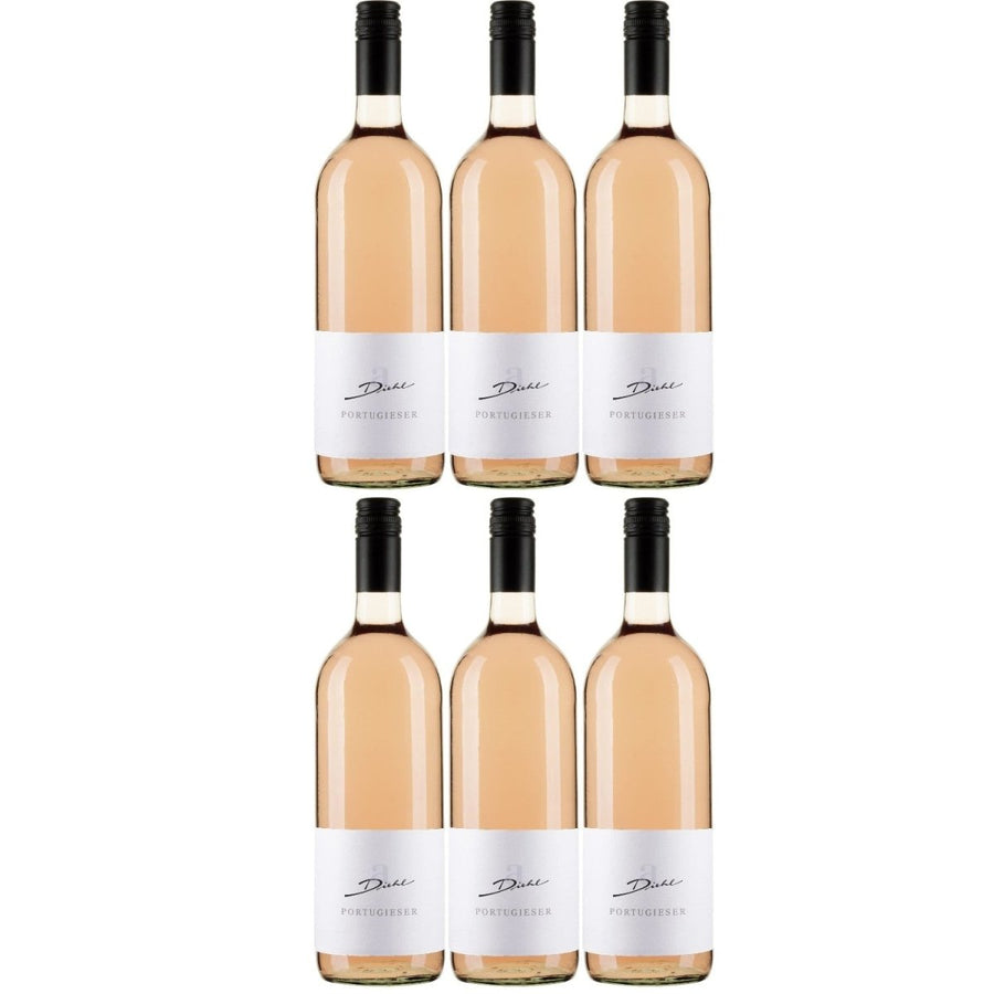 A. Diehl Portugieser Weißherbst trocken Pfalz Dt. Qualitätswein Literflasche (6 x 1.0l) - Versanel -