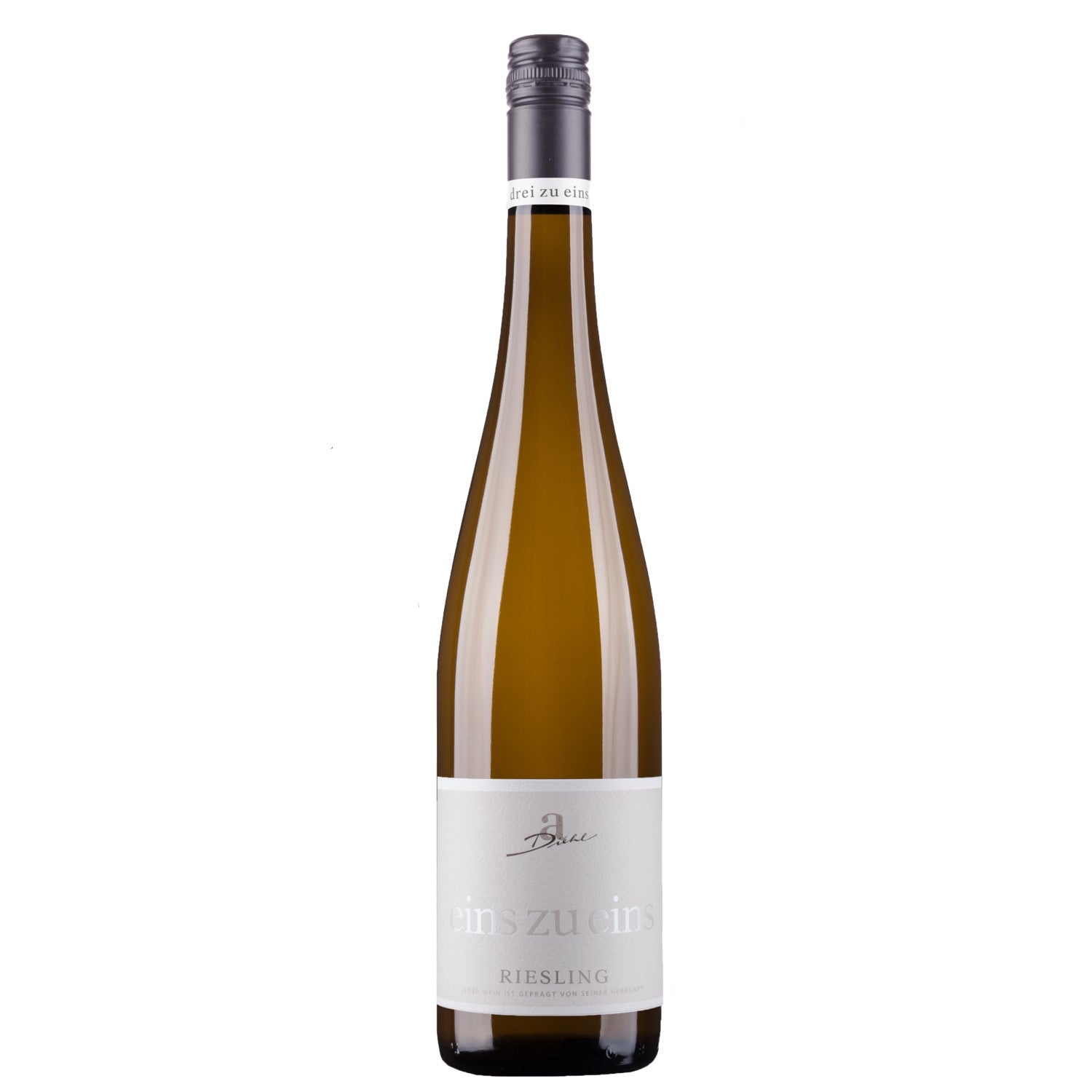 A. Diehl Riesling eins zu eins Kabinett Weißwein Wein trocken Deutschland (12 x 0.75l) - Versanel -