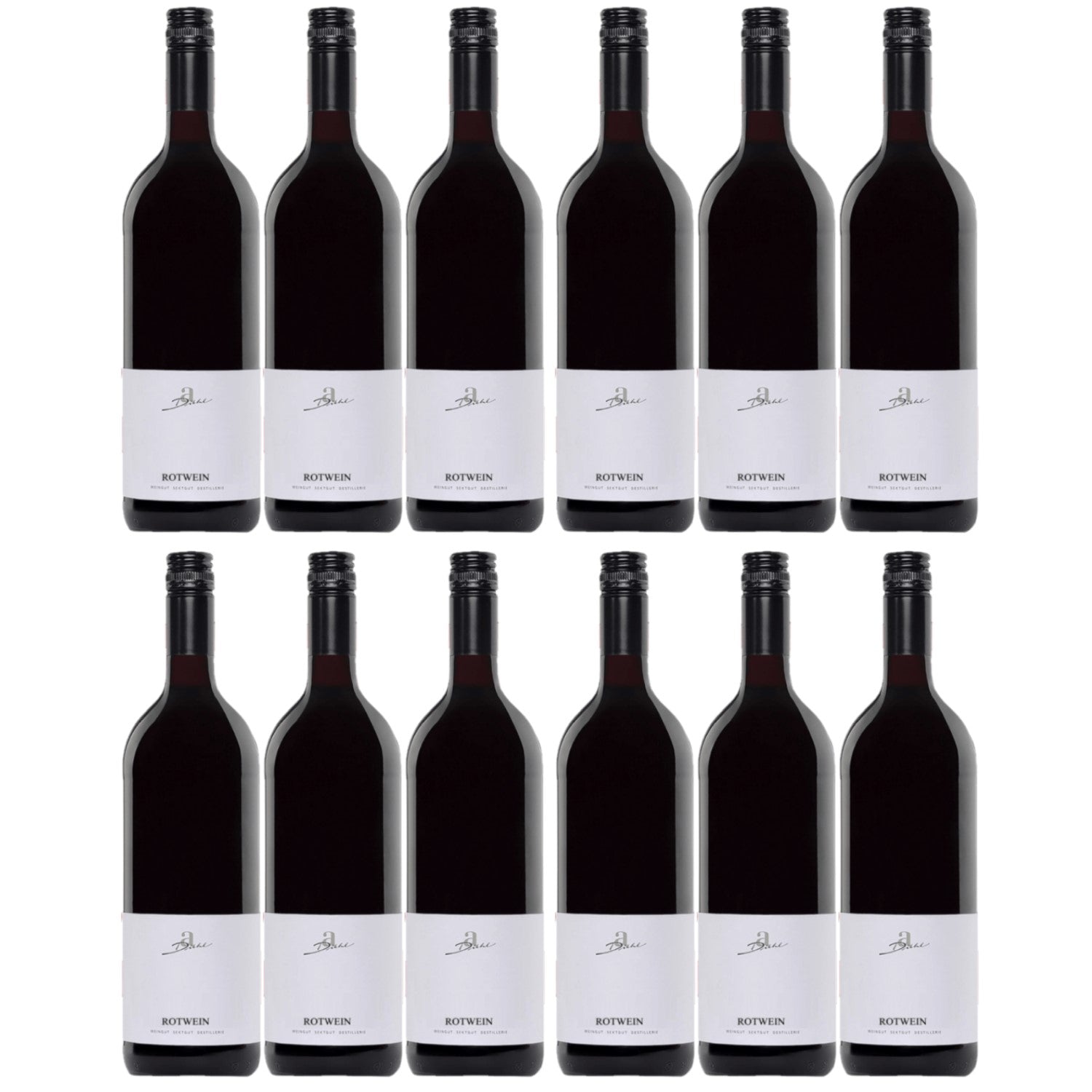 A. Diehl Rotwein Cuvée süss Pfalz Dt. Qualitätswein (12 x 1.0l) - Versanel -