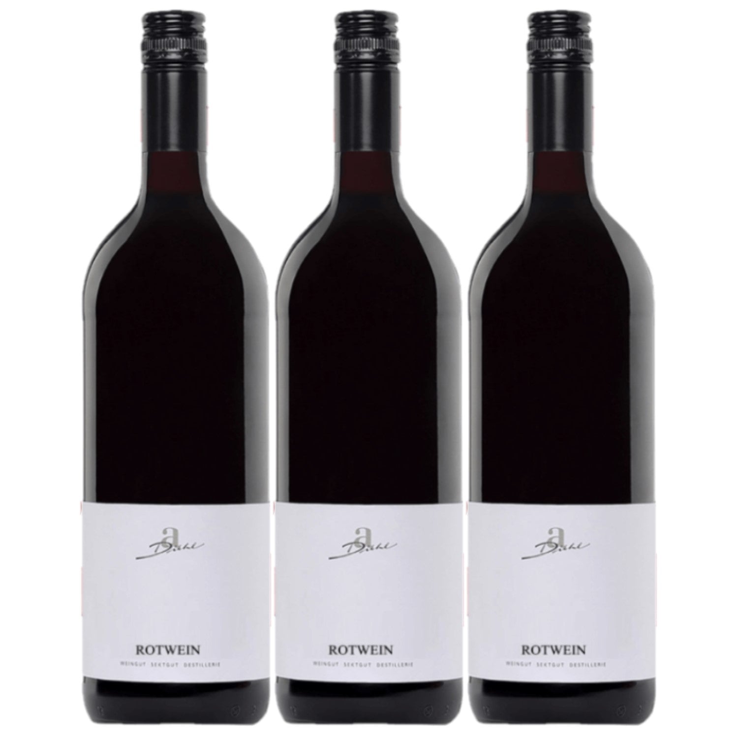A. Diehl Rotwein Cuvée süss Pfalz Dt. Qualitätswein (3 x 1.0l) - Versanel -