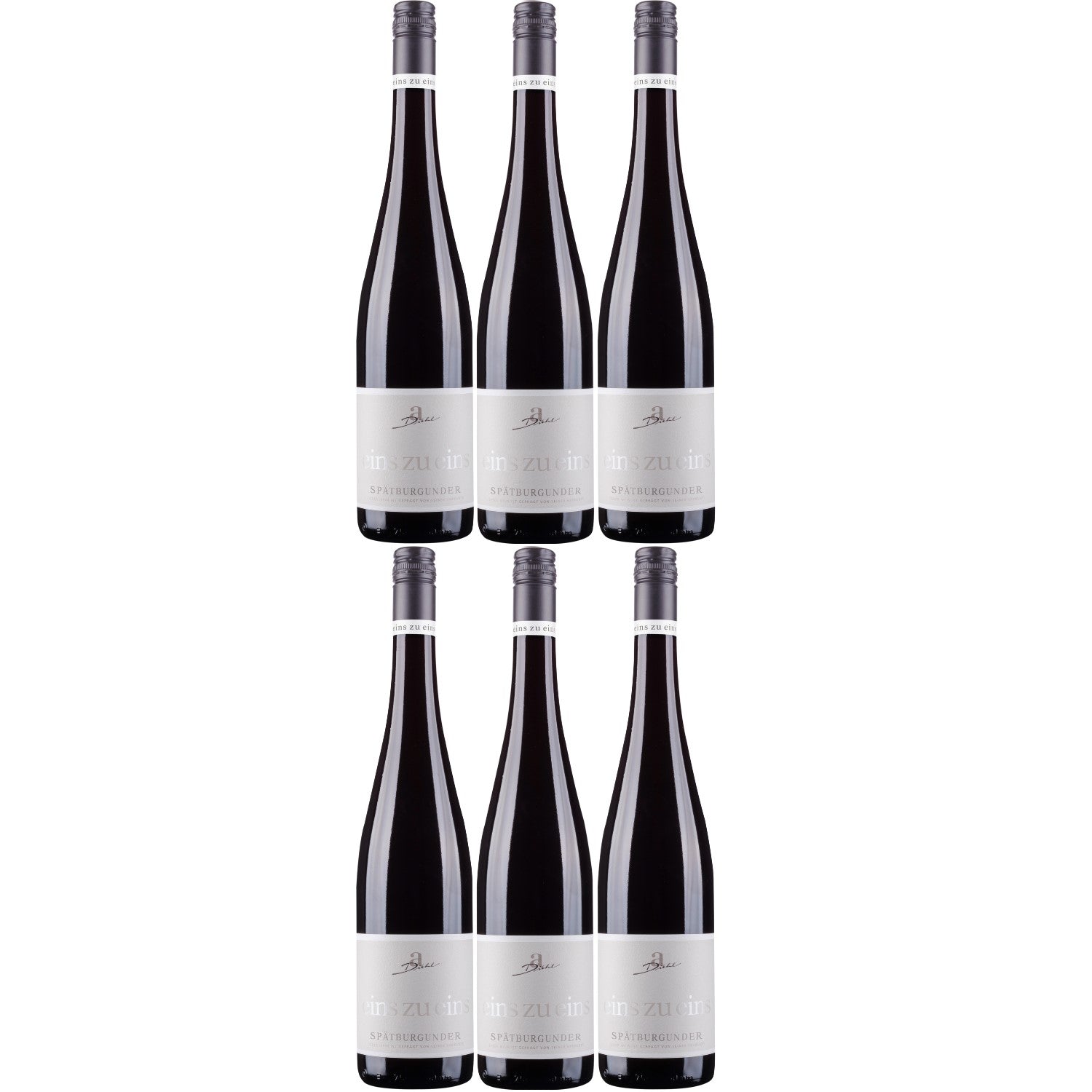 A. Diehl Spätburgunder eins zu eins Rotwein Wein lieblich QbA Deutschland (6 x 0.75l) - Versanel -