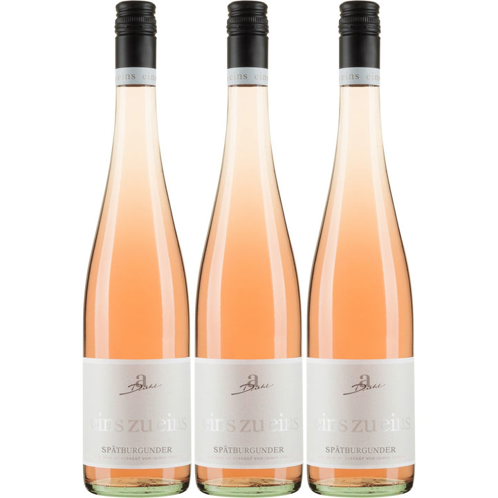 A. Diehl Spätburgunder Roséwein eins zu eins Wein trocken QbA Deutschland (3 x 0.75l) - Versanel -