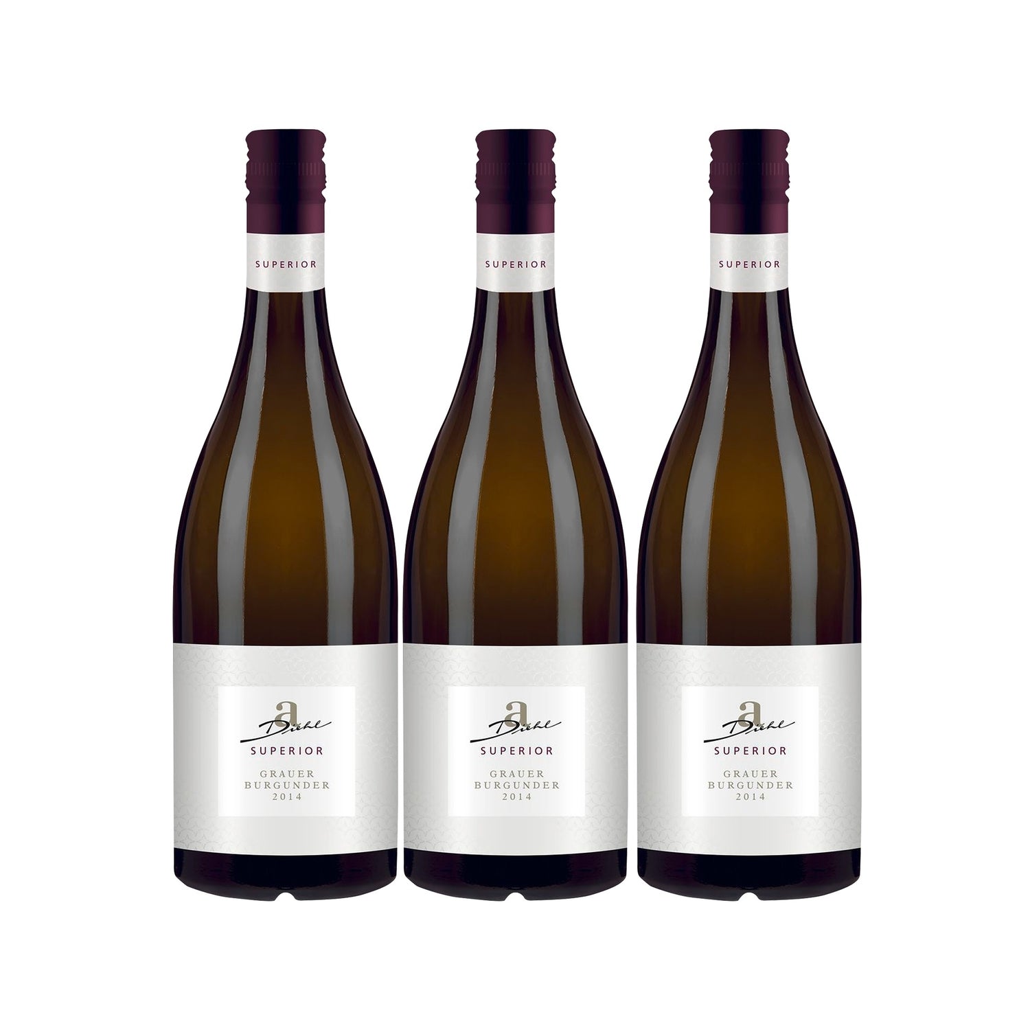 A. Diehl Superior Grauer Burgunder Weißwein veganer Wein trocken QbA (3 x 0.75l) - Versanel -