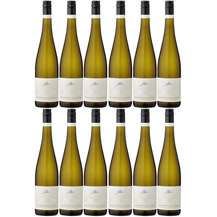 A. Diehl Weißer Burgunder eins zu eins Kabinett Weißwein Wein trocken (12 x 0.75l) - Versanel -