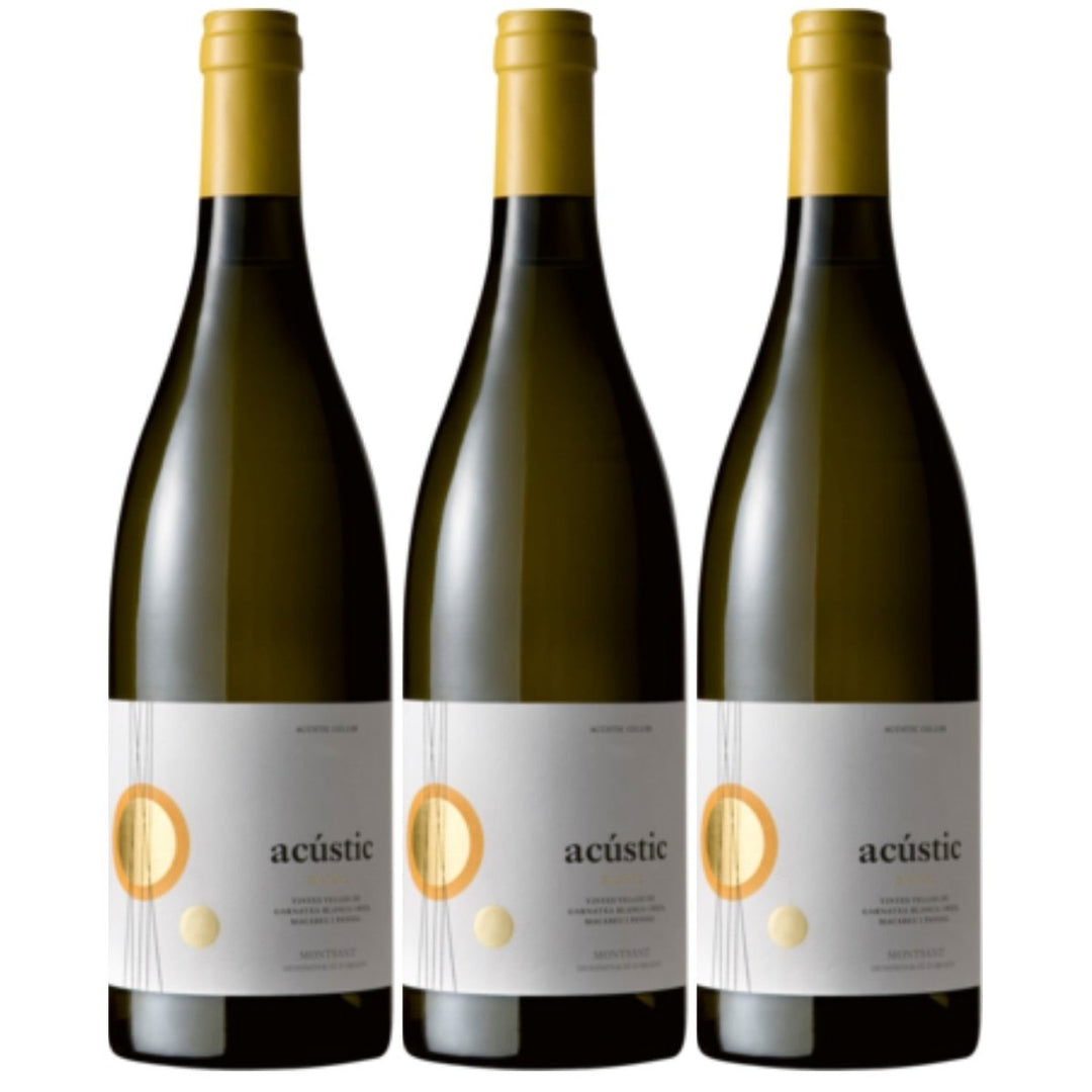 Acústic Celler Acustic Blanc Montsant DO Weißwein Wein trocken Spanien (3 x 0.75l) - Versanel -