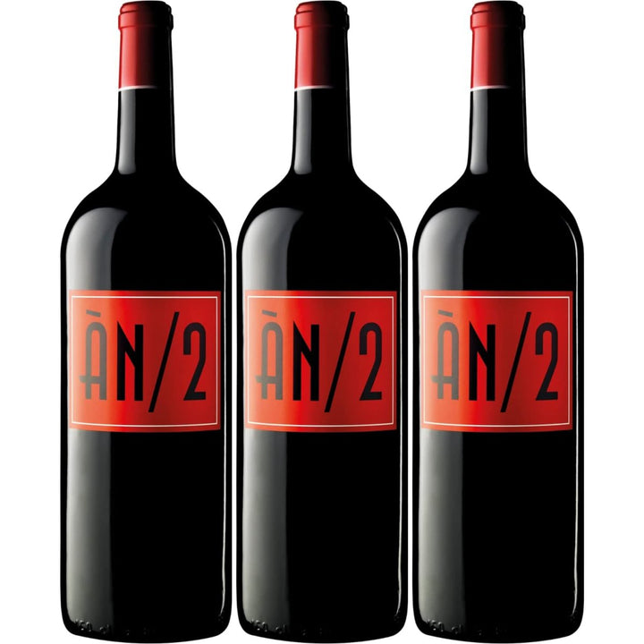 Ànima Negra ÀN/2 Magnum Rotwein Wein Cuvée trocken Mallorca Spanien (3 x 1,5l) - Versanel -