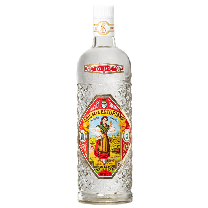 Anis de la Asturiana Dulce Anis Likör Süß Spanien (3 x 1,0l) - Versanel -