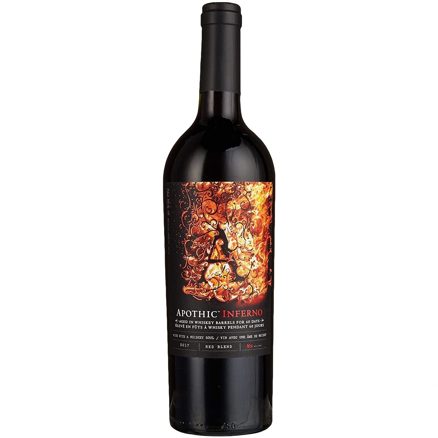 Apothic Inferno Rotwein Cuvée Wein trocken Kalifornien (1 x 0.75l) - Versanel -