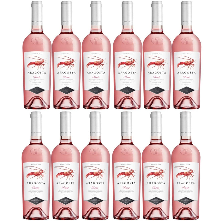 Aragosta rosé DOC Roséwein Wein trocken Sardinen Italien (12 x 0,75l) - Versanel -