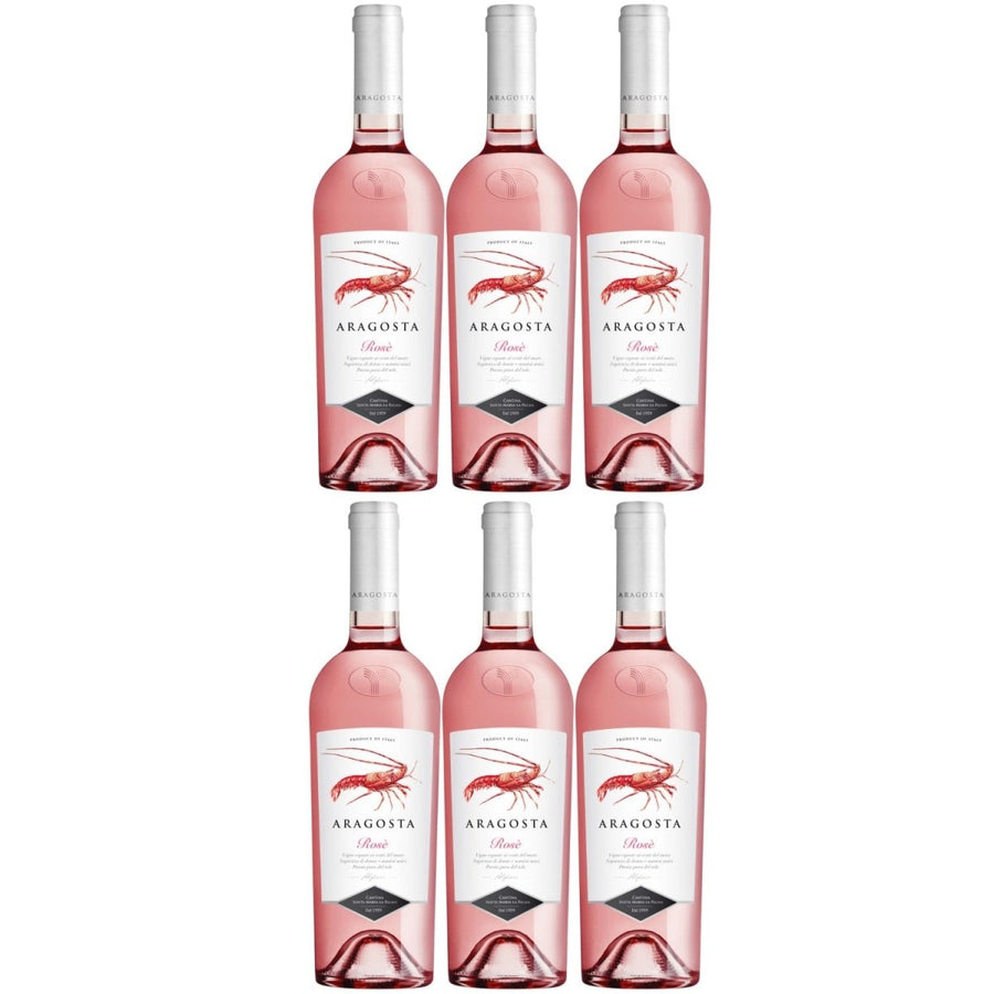 Aragosta rosé DOC Roséwein Wein trocken Sardinen Italien (6 x 0,75l) - Versanel -