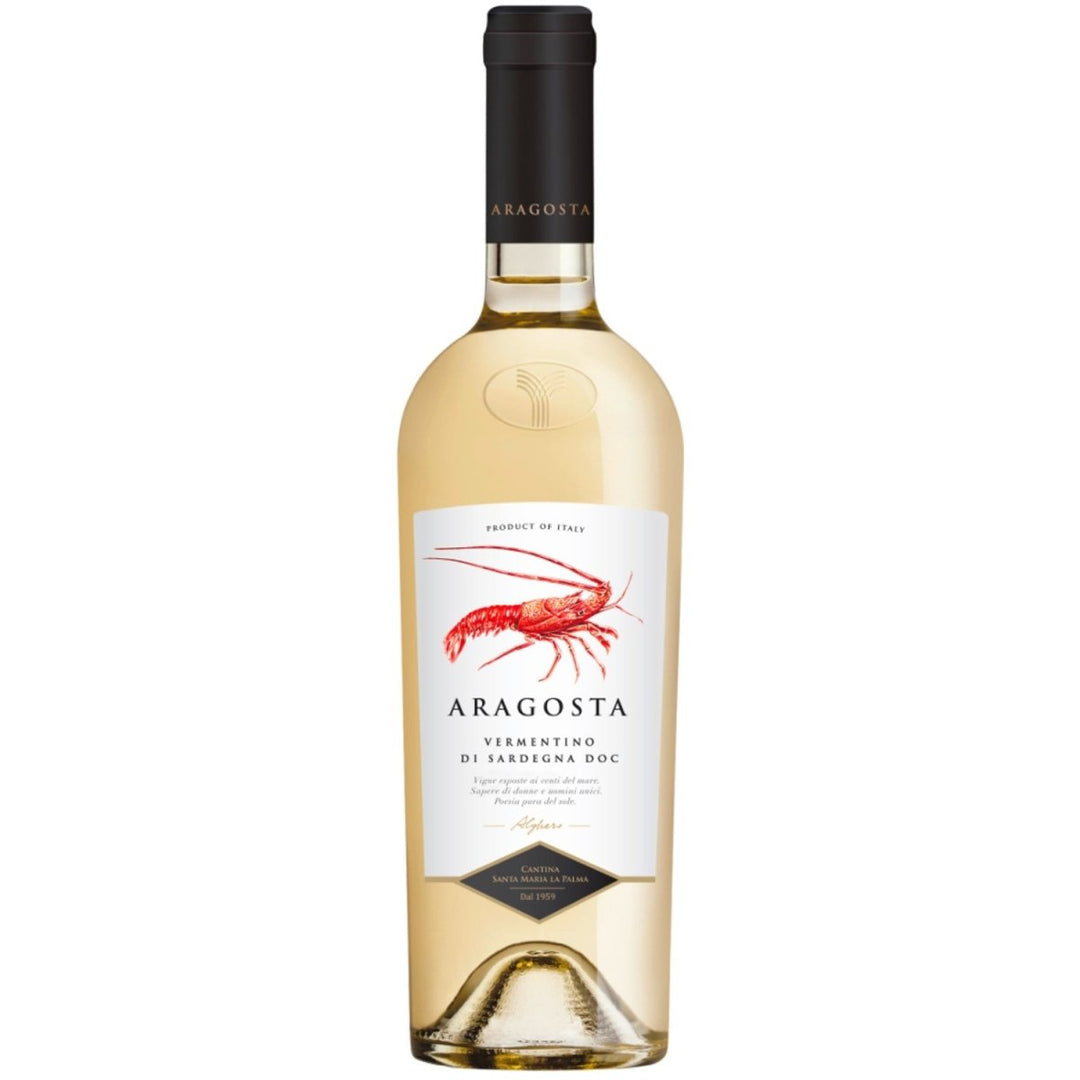 Aragosta Vermentino di Sardegna DOC Weißwein Wein trocken Italien (1 x 0,75l) - Versanel -