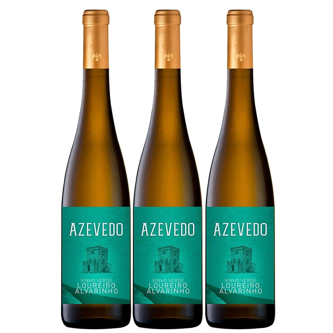 Azevedo Vinho Verde Weißwein portugisischer Wein trocken DOC Portugal (3 x 0.75l) - Versanel -