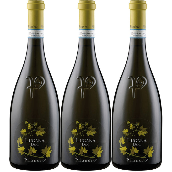 Azienda Agricola Pilandro Lugana Weißwein Wein Trocken DOC Italien (3 x 0.75l) - Versanel -