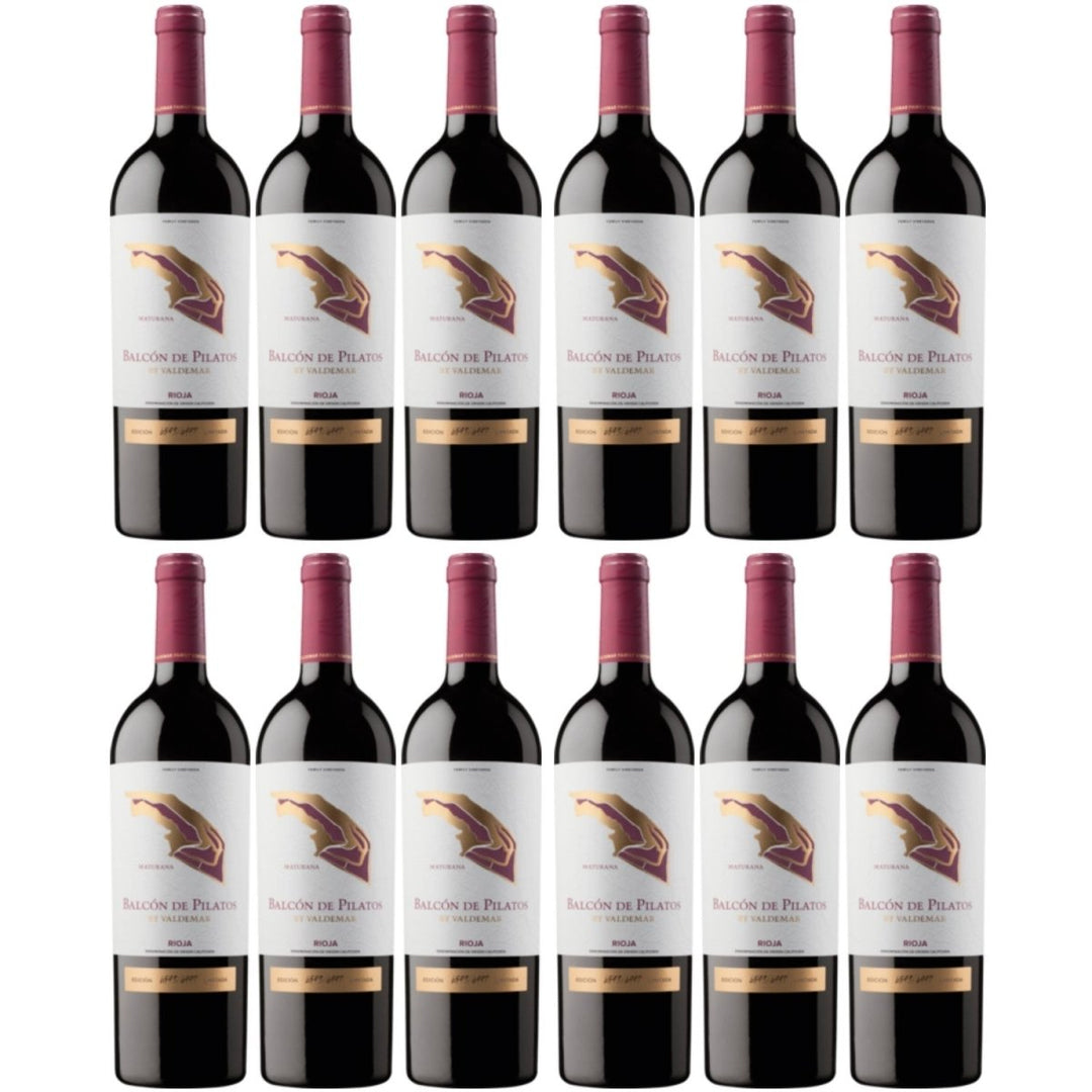 Balcón de Pilatos by Valdemar Maturana Rioja DOCa Rotwein veganer Wein trocken Spanien (12 x 0.75l) - Versanel -