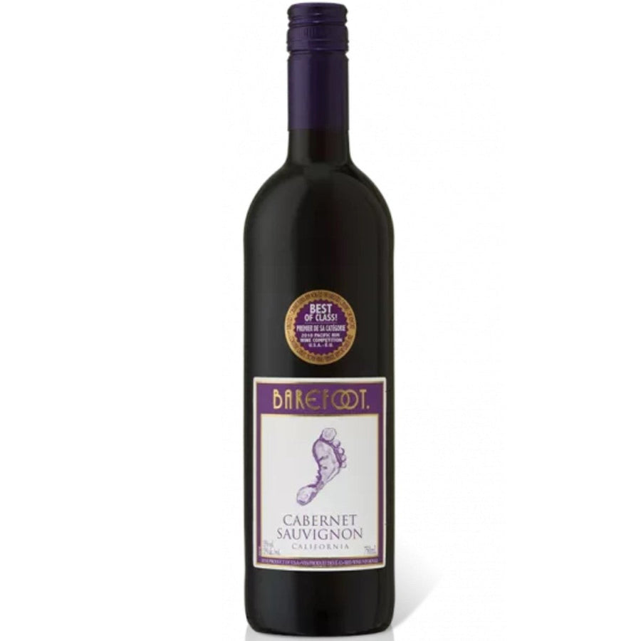 Barefoot Cabernet Sauvignon Rotwein Wein Trocken Kalifornien (1 x 0.75l) - Versanel -