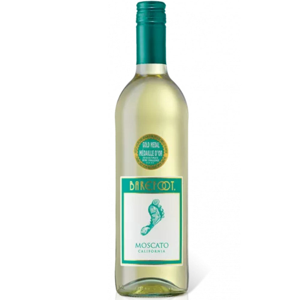 Barefoot Moscato Weißwein Wein Süß Kalifornien (6 x 0.75l) - Versanel -