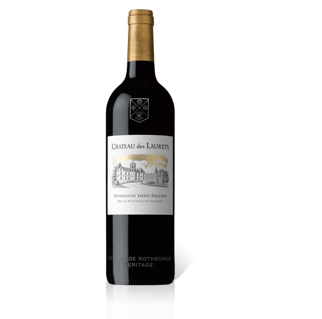 Baron Edmond de Rothschild Château des Laurets Rotwein Wein Trocken Frankreich (12 x 0,75l) - Versanel -