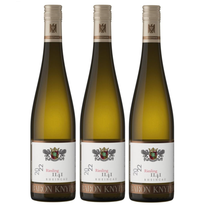 Baron Knyphausen Riesling 1141 VDP.GUTSWEIN Weisswein trocken Rheingau Deutschland (3 x 0,75l) - Versanel -