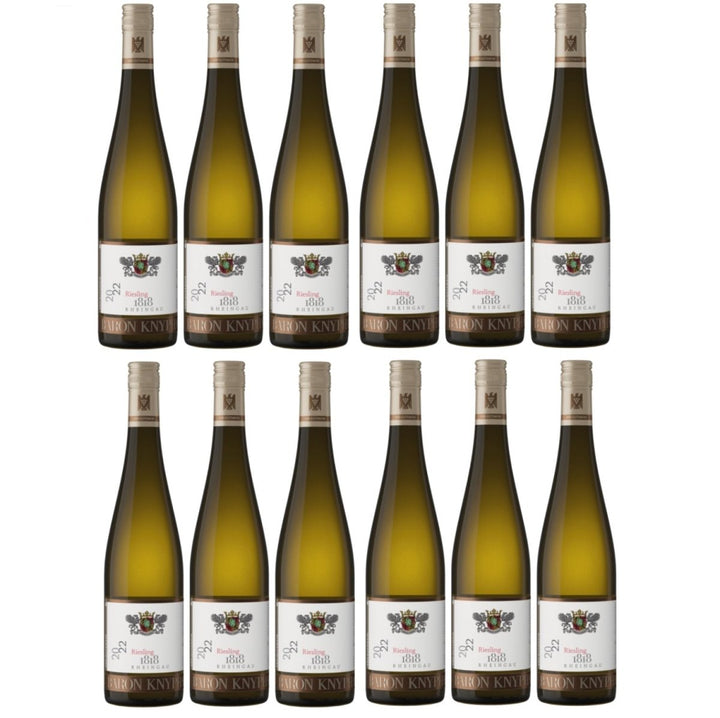 Baron Knyphausen Riesling 1818 VDP.GUTSWEIN Weisswein Feinherb Rheingau Deutschland (12 x 0,75l) - Versanel -