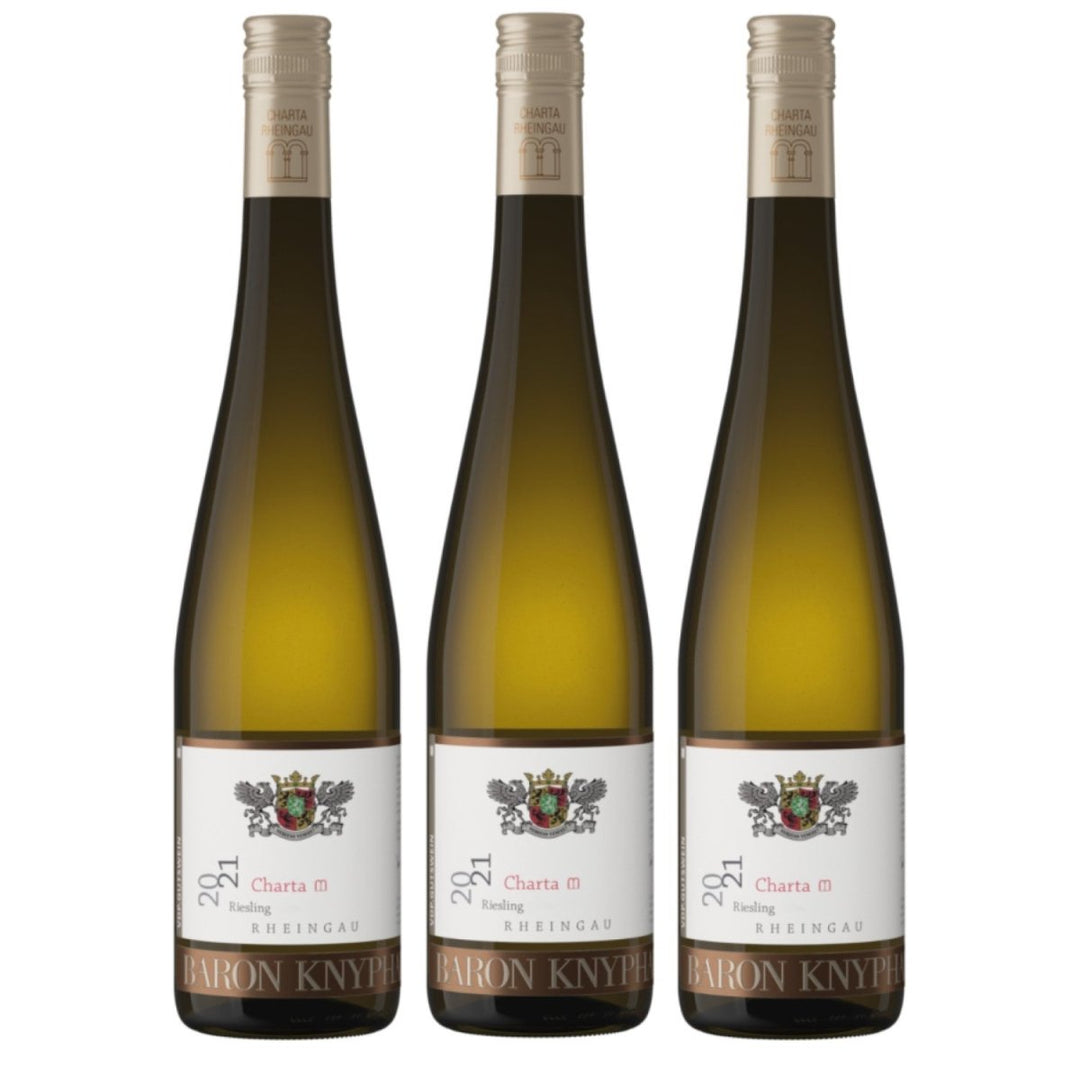 Baron Knyphausen Riesling Charta VDP.GUTSWEIN Weisswein trocken Rheingau Deutschland (3 x 0,75l) - Versanel -