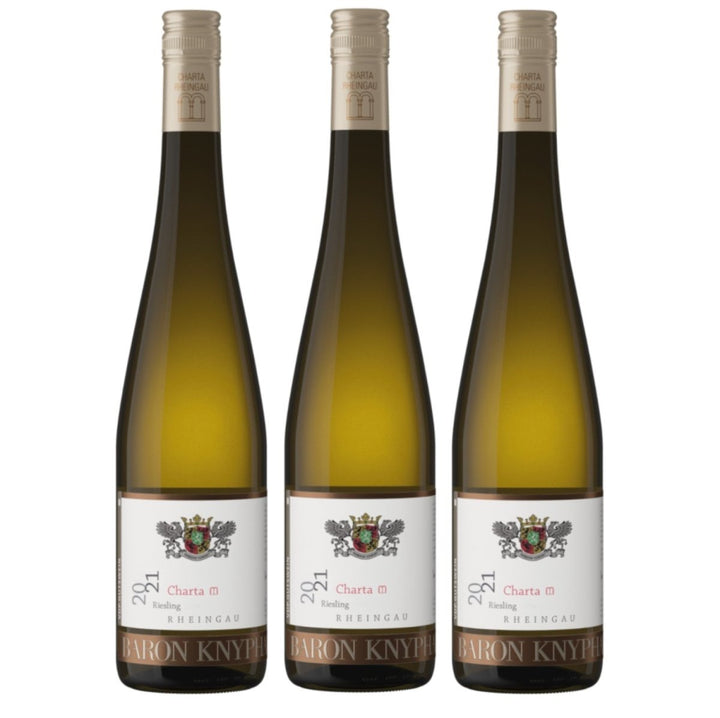 Baron Knyphausen Riesling Charta VDP.GUTSWEIN Weisswein trocken Rheingau Deutschland (3 x 0,75l) - Versanel -