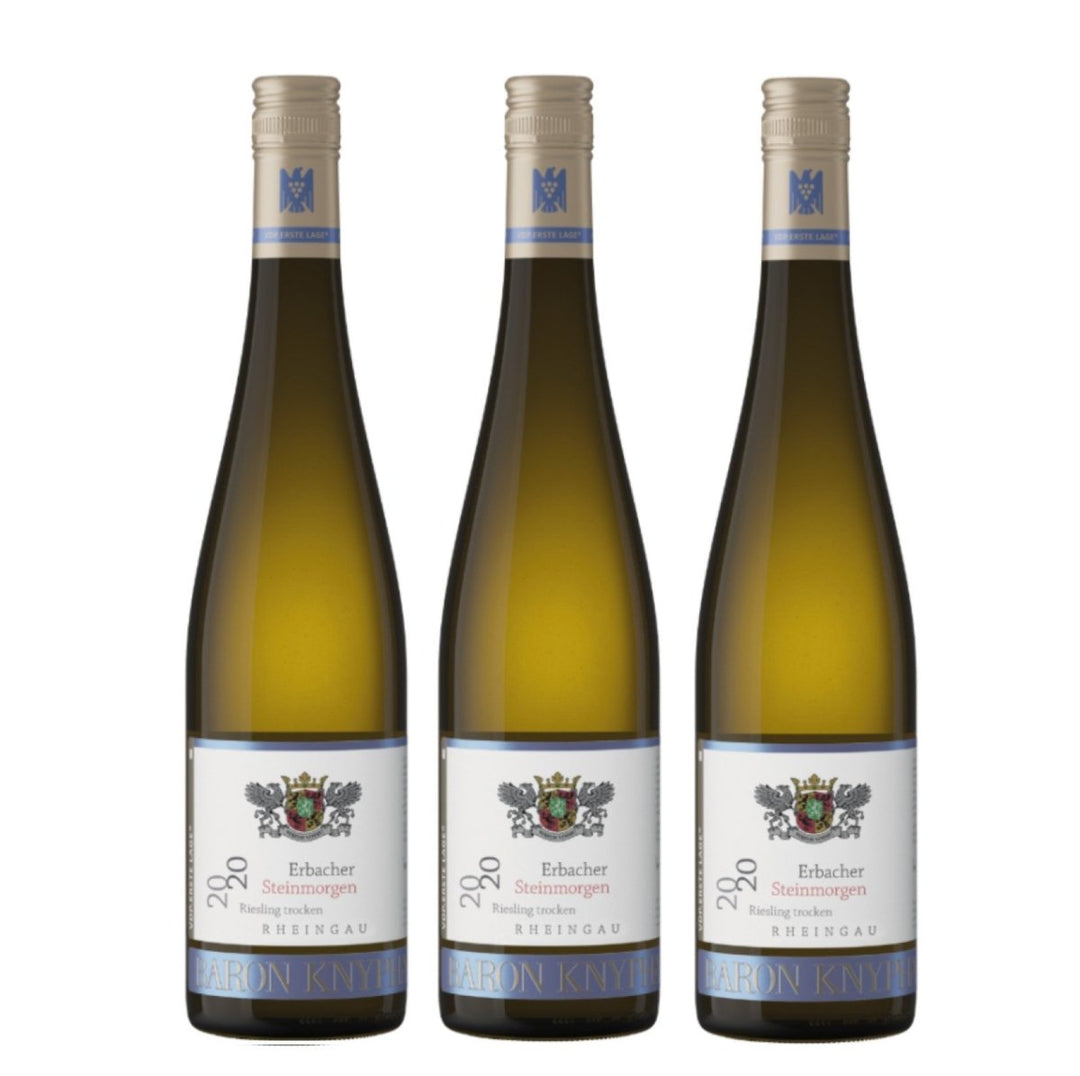 Baron Knyphausen Riesling Erbacher Steinmorgen VDP.ERSTE LAGE Weisswein Trocken Rheingau Deutschland (3 x 0,75l) - Versanel -