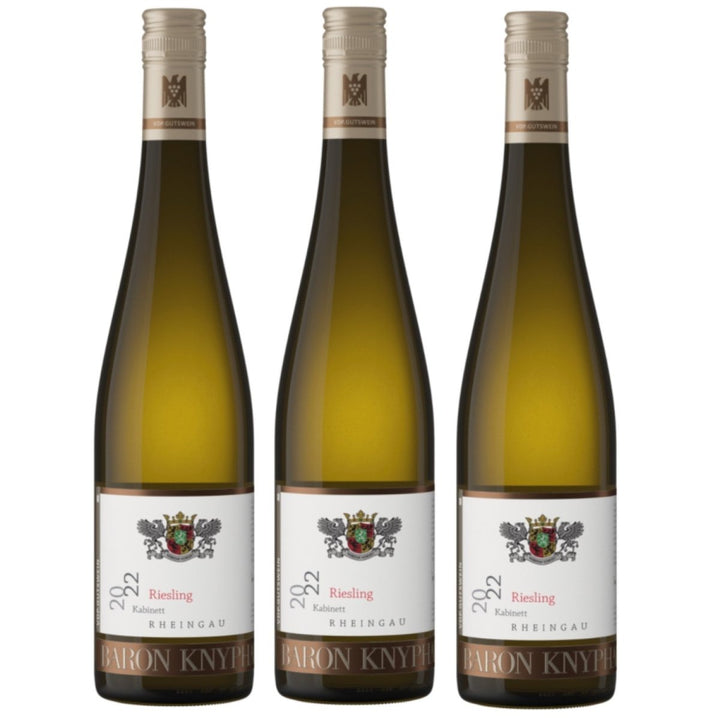 Baron Knyphausen Riesling Kabinett VDP.GUTSWEIN Weisswein Lieblich Rheingau Deutschland (3 x 0,75l) - Versanel -