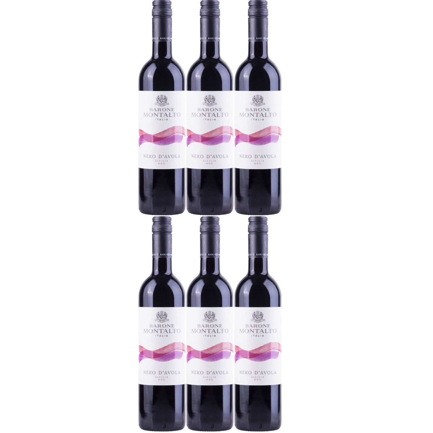 Barone Montalto Nero D'Avola Sicilia Rotwein Wein Trocken IGT Italien (6 x 0,75l) - Versanel -
