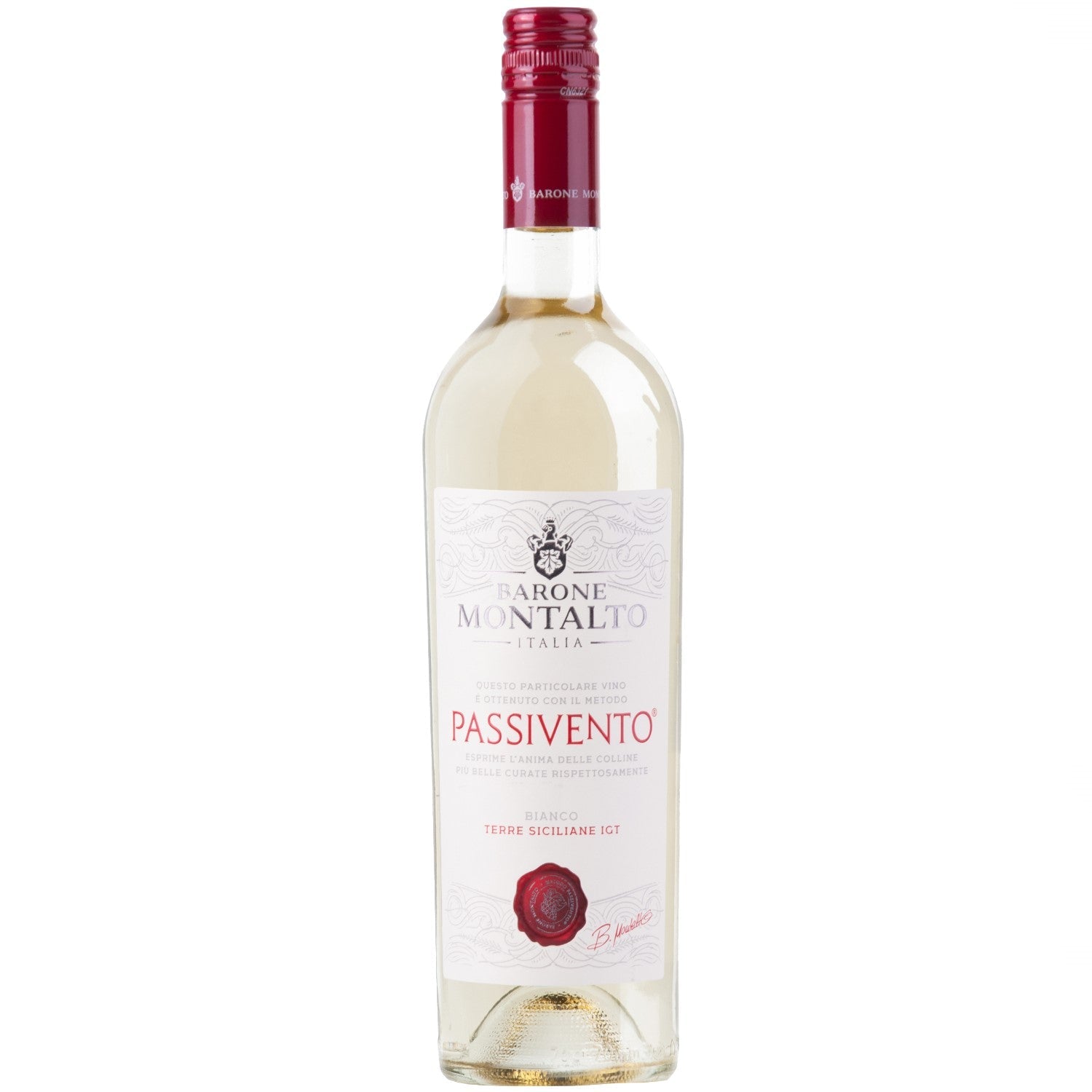 Barone Montalto Passivento Bianco Terre Siciliane IGT Weißwein Wein halbtrocken (3 x 0.75l) - Versanel -