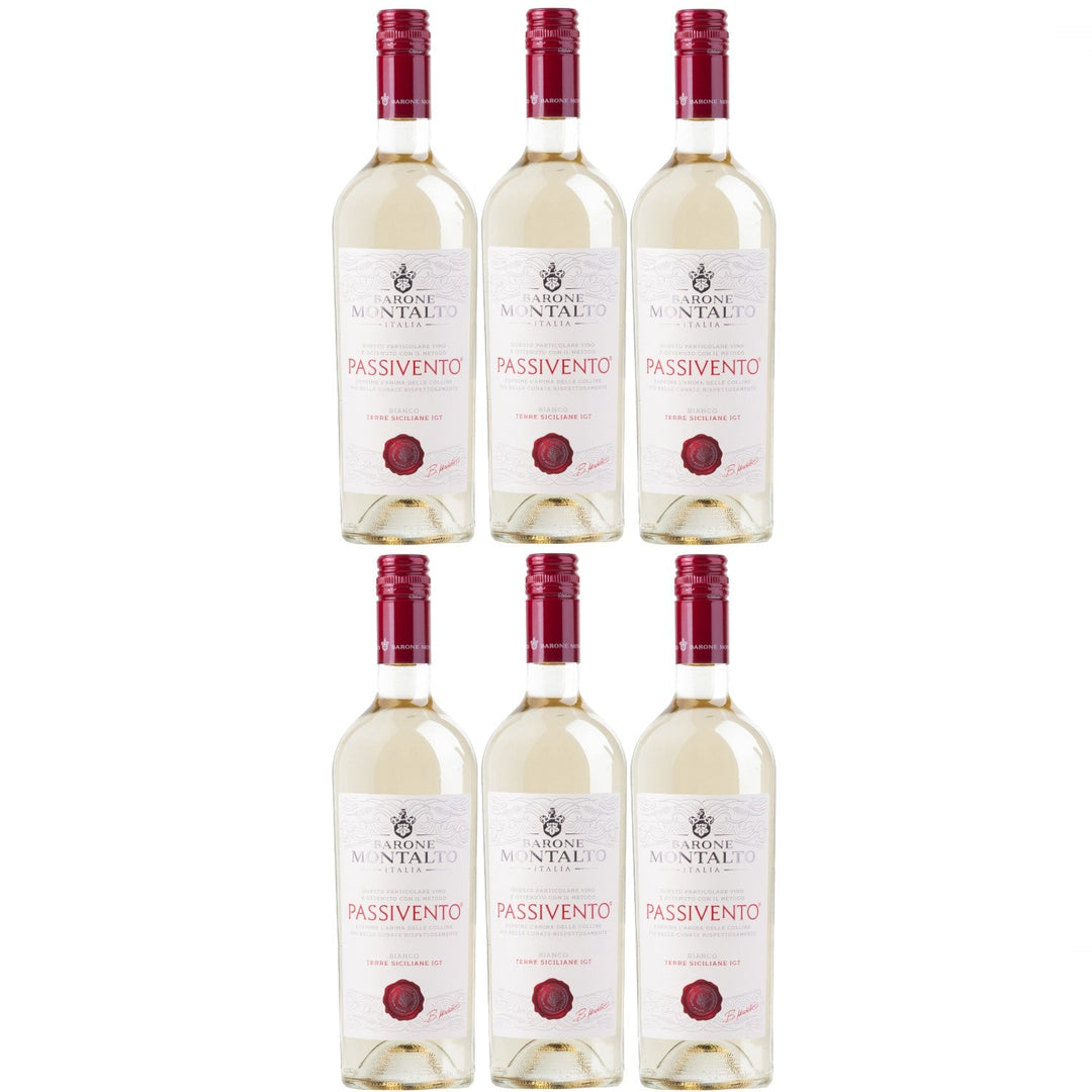 Barone Montalto Passivento Bianco Terre Siciliane IGT Weißwein Wein halbtrocken (6 x 0.75l) - Versanel -