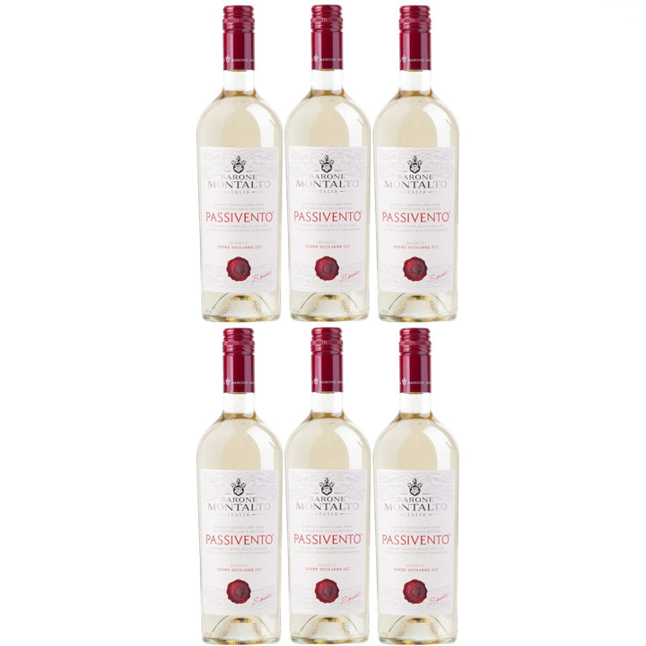 Barone Montalto Passivento Bianco Terre Siciliane IGT Weißwein Wein halbtrocken (6 x 0.75l) - Versanel -