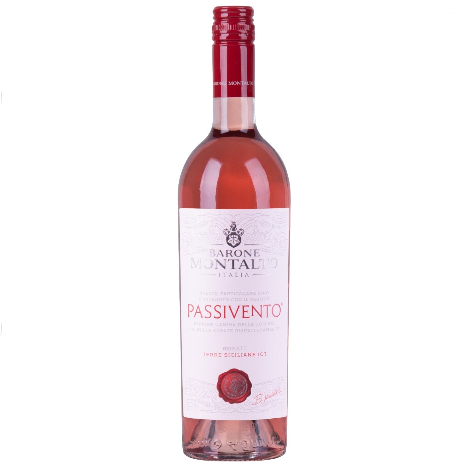 Barone Montalto Passivento Rosato Terre Siciliane IGT Roséwein Wein halbtrocken (12 x 0.75l) - Versanel -