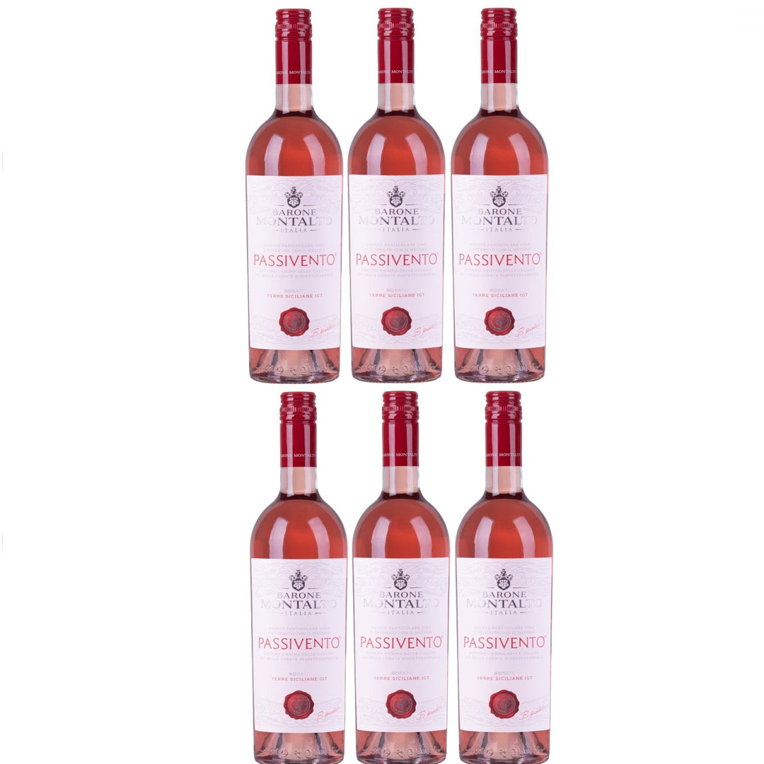 Barone Montalto Passivento Rosato Terre Siciliane IGT Roséwein Wein halbtrocken (6 x 0.75l) - Versanel -