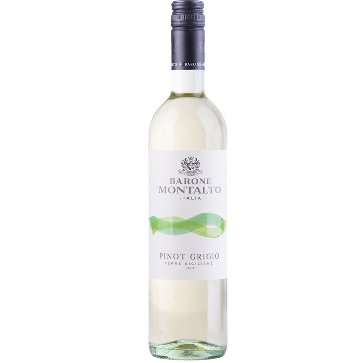 Barone Montalto Pinot Grigio Sicilia IGT Weißwein Wein Trocken IGT Italien (12 x 0.75l) - Versanel -