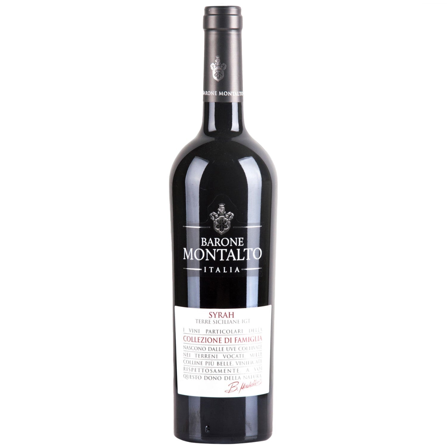 Barone Montalto Syrah Terre Siciliane IGT Rotwein Wein halbtrocken Italien (12 x 0.75l) - Versanel -