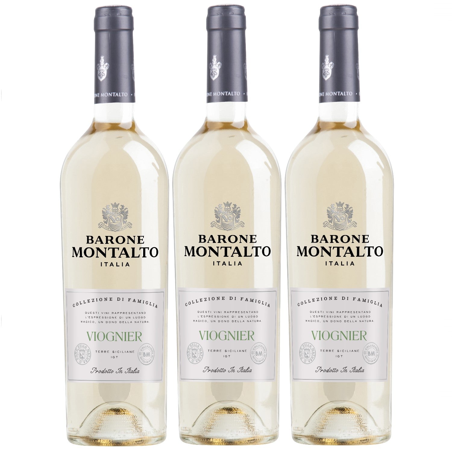 Barone Montalto Viognier Terre Siciliane IGT Weißwein Wein halbtrocken (3 x 0.75l) - Versanel -