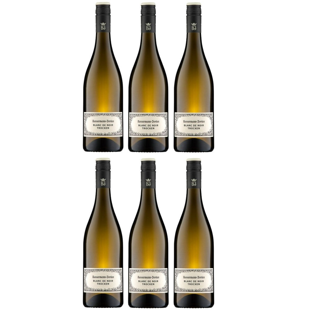 Bassermann-Jordan Blanc de Noir Weißwein Wein Trocken Pfalz Deutschland (6 x 0,75l) - Versanel -