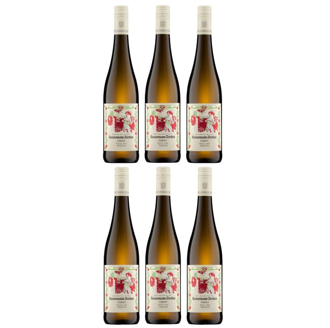 Bassermann-Jordan Forst Riesling VDP Ortswein Bio Weißwein Trocken Pfalz Deutschland (6 x 0,75l) - Versanel -