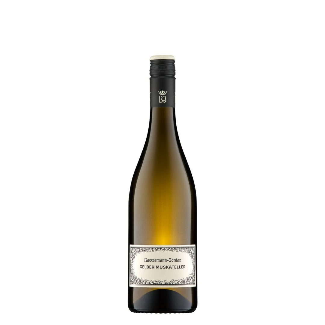 Bassermann-Jordan Gelber Muskateller Weißwein Wein Trocken Pfalz Deutschland (12 x 0,75l) - Versanel -