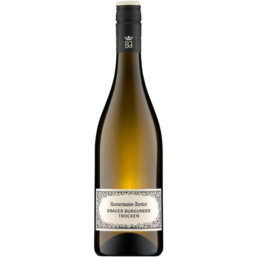 Bassermann-Jordan Grauer Burgunder Weißwein Wein Trocken Pfalz Deutschland (3 x 0,75l) - Versanel -