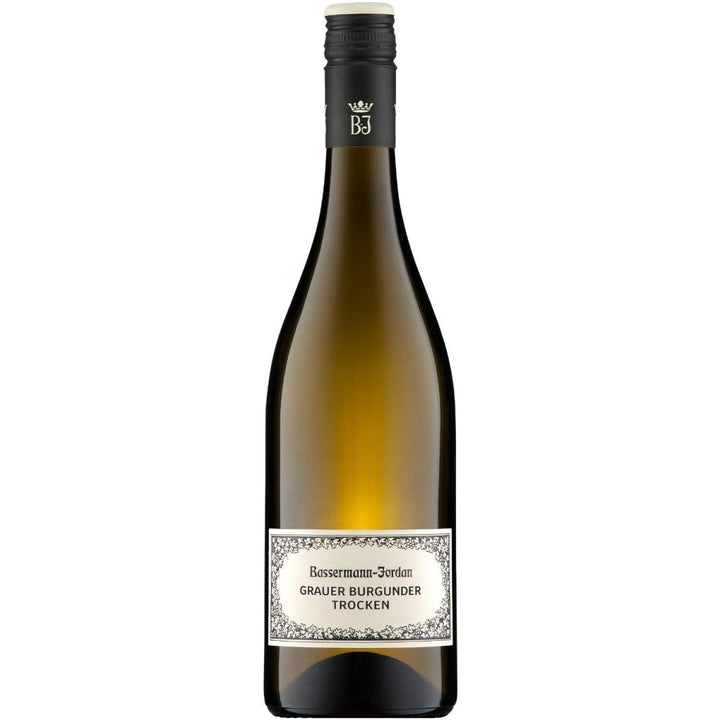 Bassermann-Jordan Grauer Burgunder Weißwein Wein Trocken Pfalz Deutschland (3 x 0,75l) - Versanel -