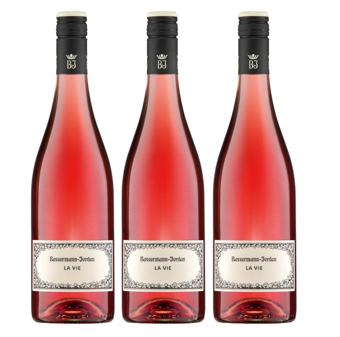 Bassermann-Jordan La Vie Roséwein Wein Trocken Pfalz Deutschland (3 x 0,75l) - Versanel -