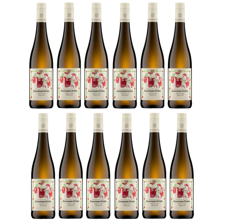 Bassermann-Jordan Riesling VDP Gutswein Weißwein Trocken Pfalz Deutschland (12 x 0,75l) - Versanel -