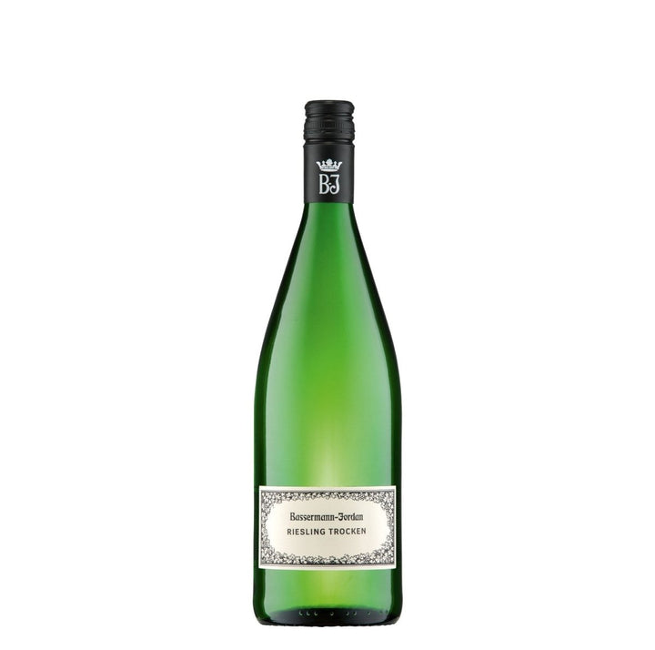 Bassermann-Jordan Riesling Weißwein Wein Trocken Pfalz Deutschland (3 x 1,0l) - Versanel -