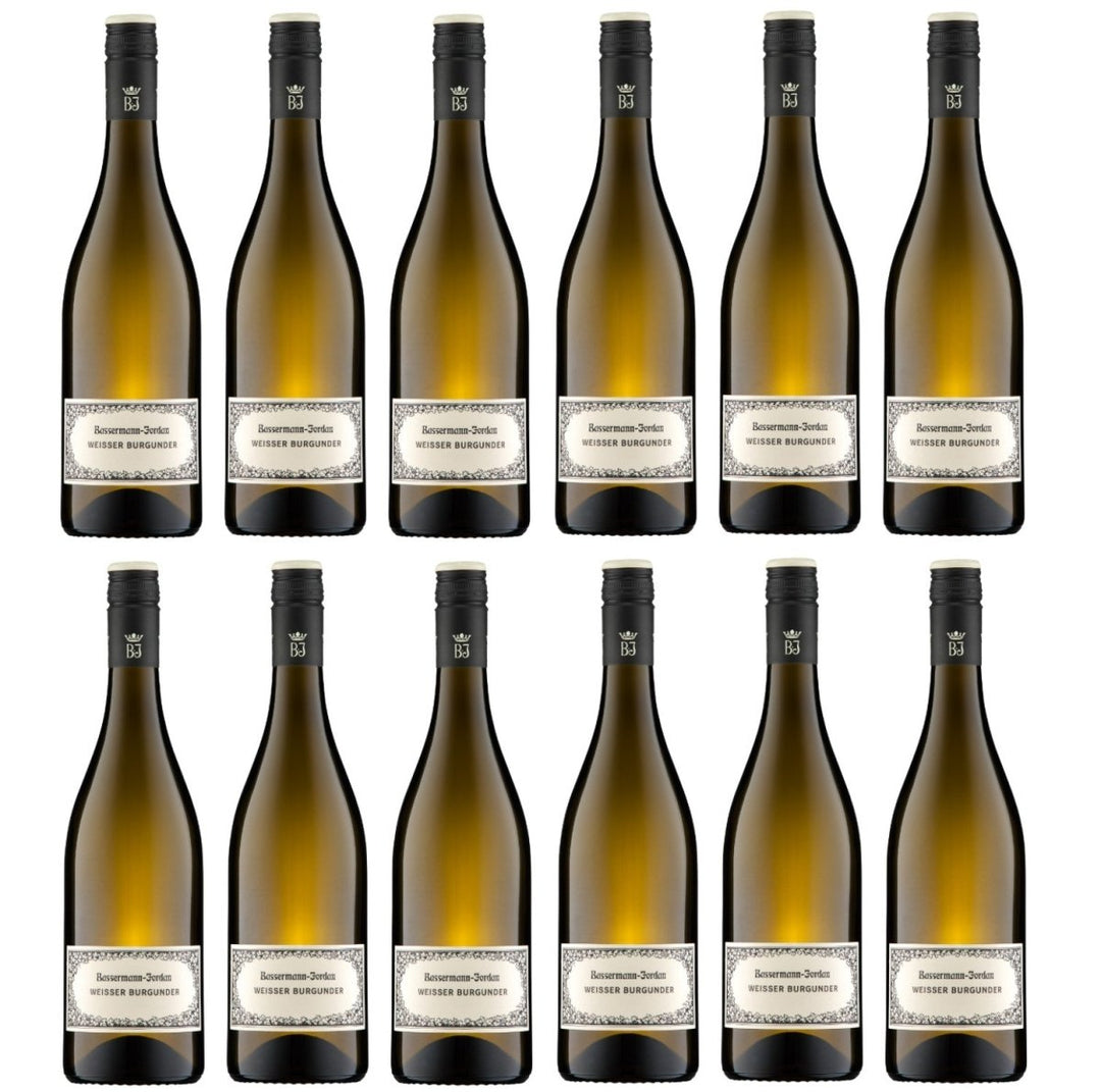 Bassermann-Jordan Weißer Burgunder Weißwein Wein Trocken Pfalz Deutschland (12 x 0,75l) - Versanel -