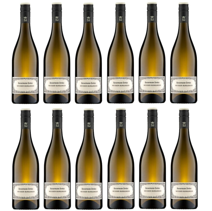 Bassermann-Jordan Weißer Burgunder Weißwein Wein Trocken Pfalz Deutschland (12 x 0,75l) - Versanel -