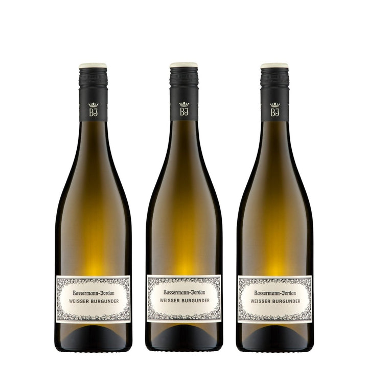 Bassermann-Jordan Weißer Burgunder Weißwein Wein Trocken Pfalz Deutschland (3 x 0,75l) - Versanel -